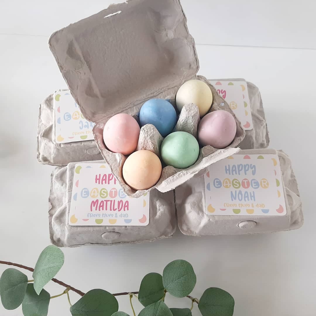 Personalised Egg Chalk ~ Easter Gift