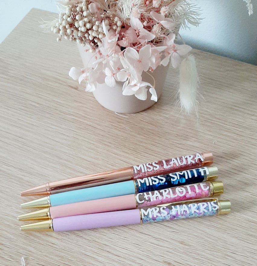Personalised Glitter Pens