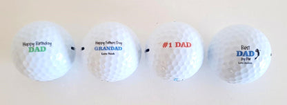 Personalised Golf Ball - Set of 3 - Most Average Golfer