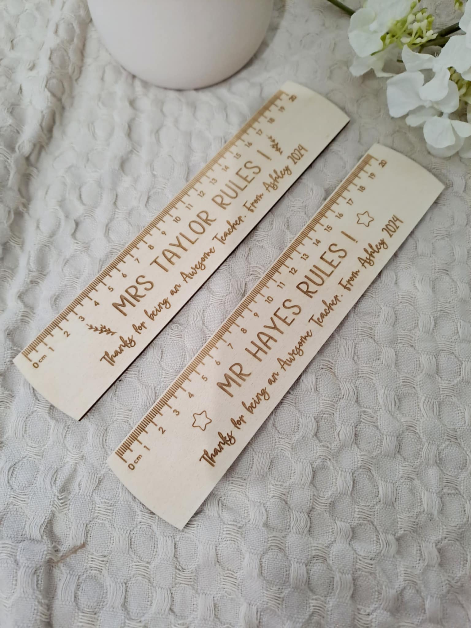 You Rule - Engraved Teachers Ruler – Blue Ribbon Gifts Australia