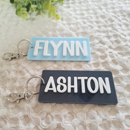 Personalised Acrylic Bag Tag