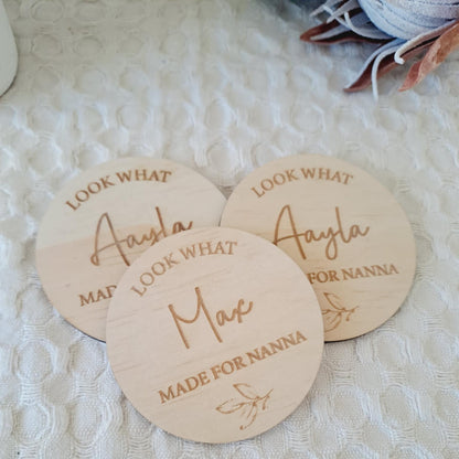 Look what I made timber magnets