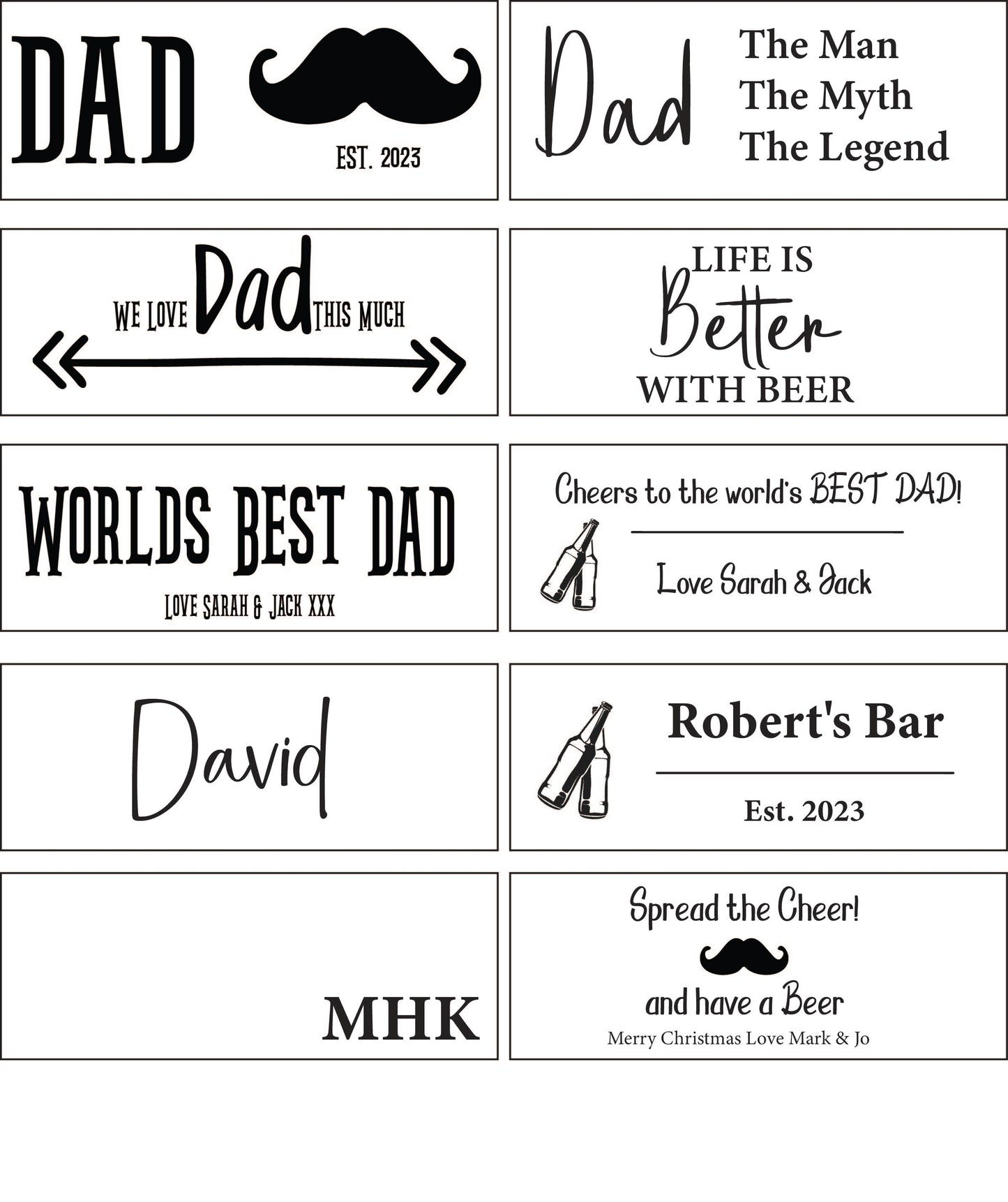 Stainless Steel Bottle Openers- Dad designs