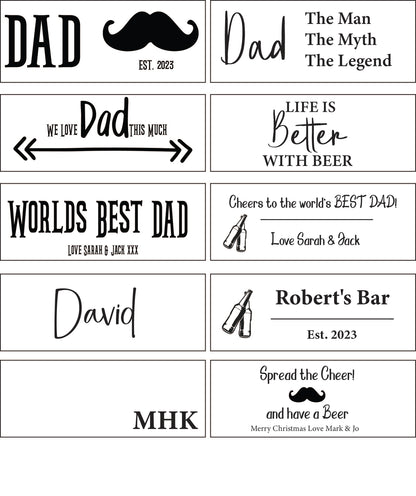 Stainless Steel Bottle Openers- Dad designs