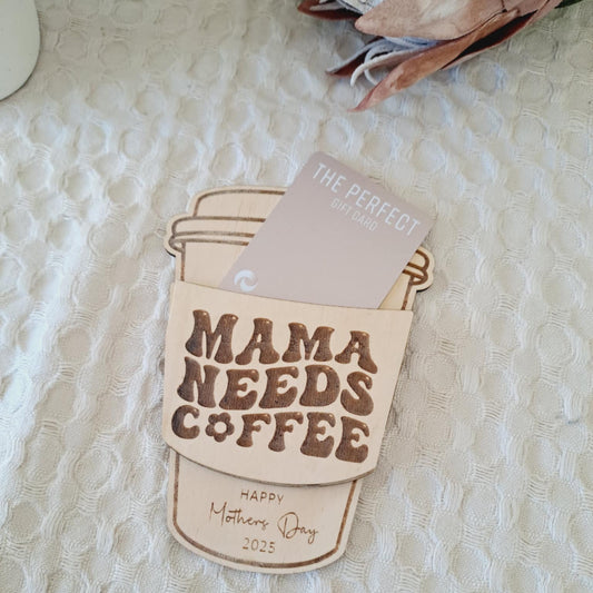 Mama's  Coffee Gift Card Holder