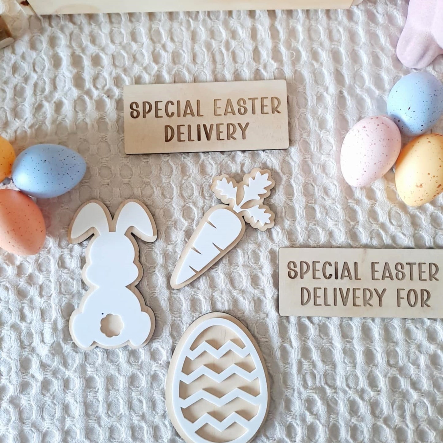 Interchangeable | Easter Crate Plaques