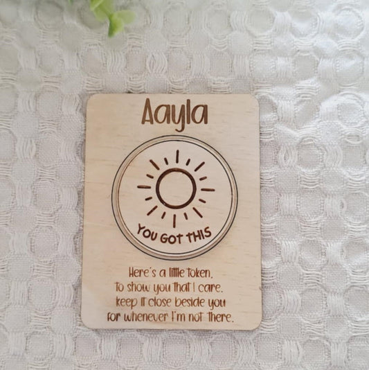 Personalised Affirmation Pocket Hug