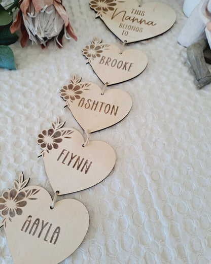 Heart Family Wall hanging