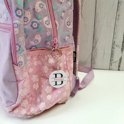 Split Letter Personalised Bag Tag