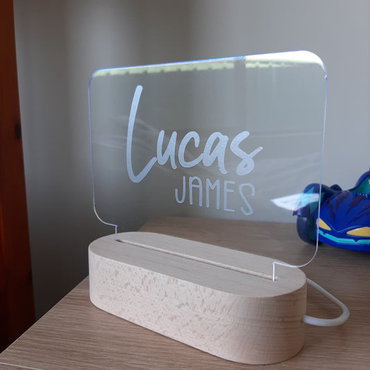 Personalised Night Light- Name Duo