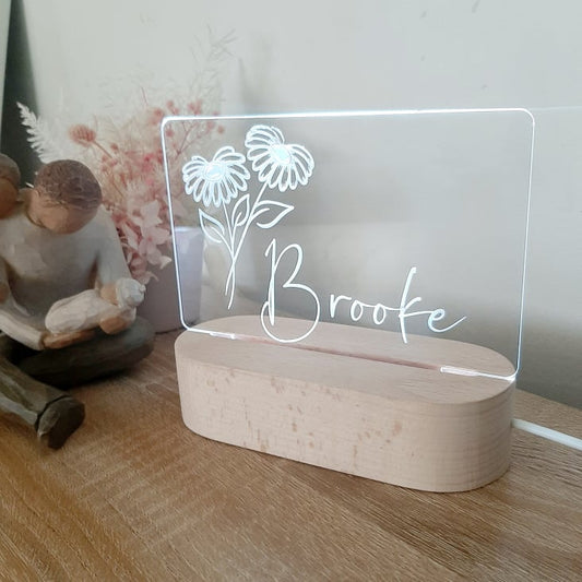 Personalised Night Light-  Picture
