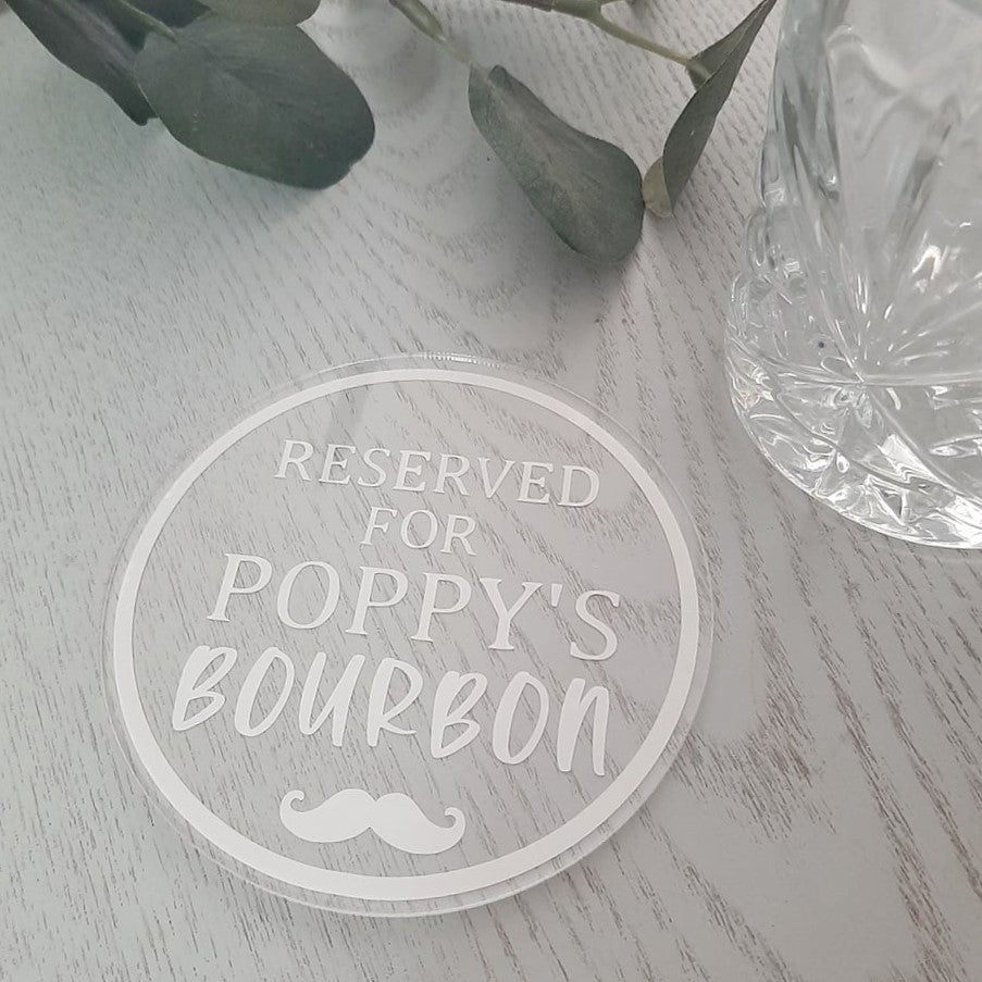 Personalised Acrylic Coasters- Fathers Day Designs
