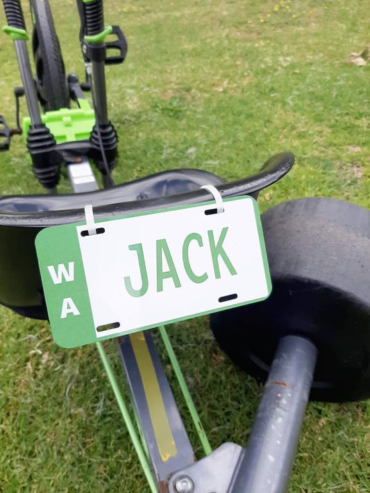 Personalised Mini Number Plate