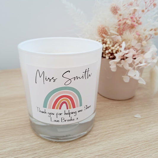 Thank-you for helping me Shine - Teacher/Educator Candle