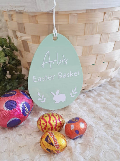 Personalised Acrylic Easter Gift Tag