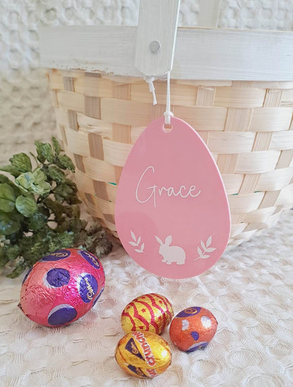 Personalised Acrylic Easter Gift Tag